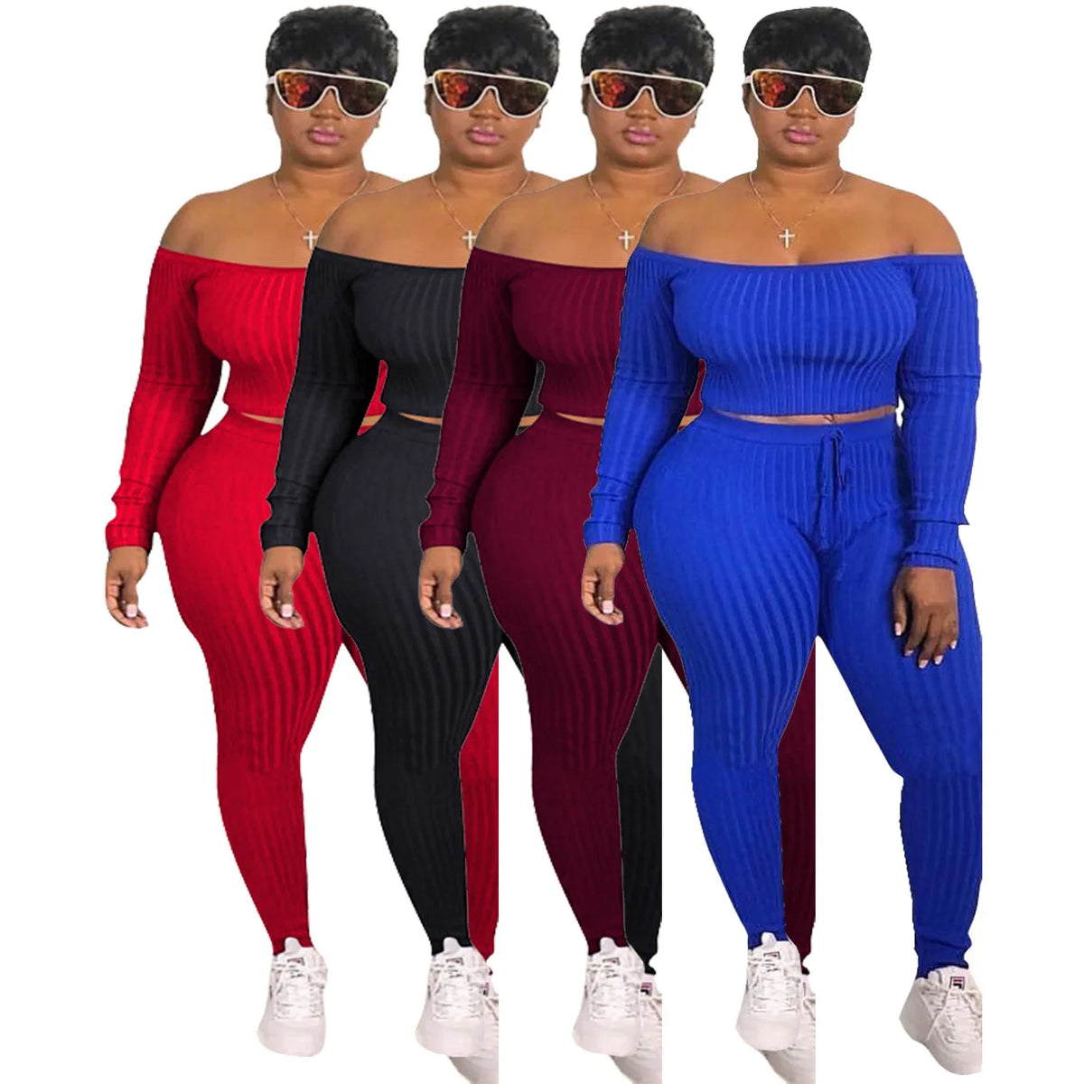 Conjunto casual de 2 piezas para mujer – Set de manga larga
transpirable · secado rápido · tejido elástico · diseño moderno · 2 piezas.