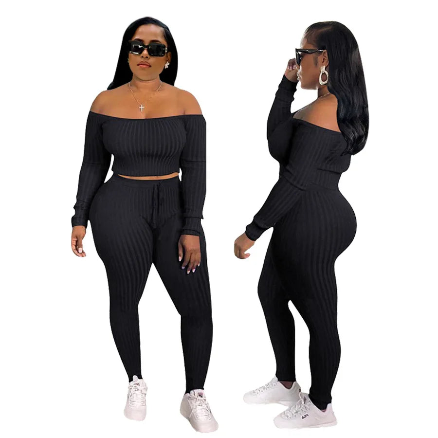 Conjunto casual de 2 piezas para mujer – Set de manga larga
transpirable · secado rápido · tejido elástico · diseño moderno · 2 piezas.