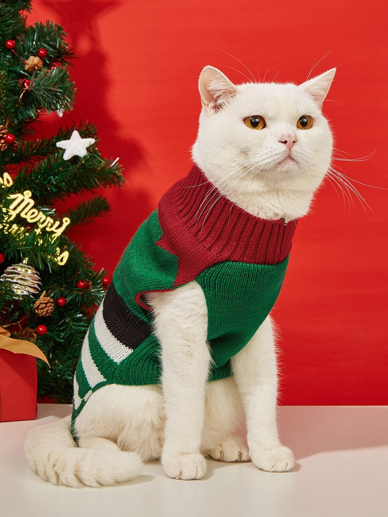Jersey Navideño para Perros 🎄 – Papá Noel, Árbol, Reno, Copo de Nieve y Muñeco de Jengibre