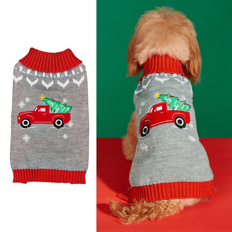 Jersey Navideño para Perros 🎄 – Papá Noel, Árbol, Reno, Copo de Nieve y Muñeco de Jengibre