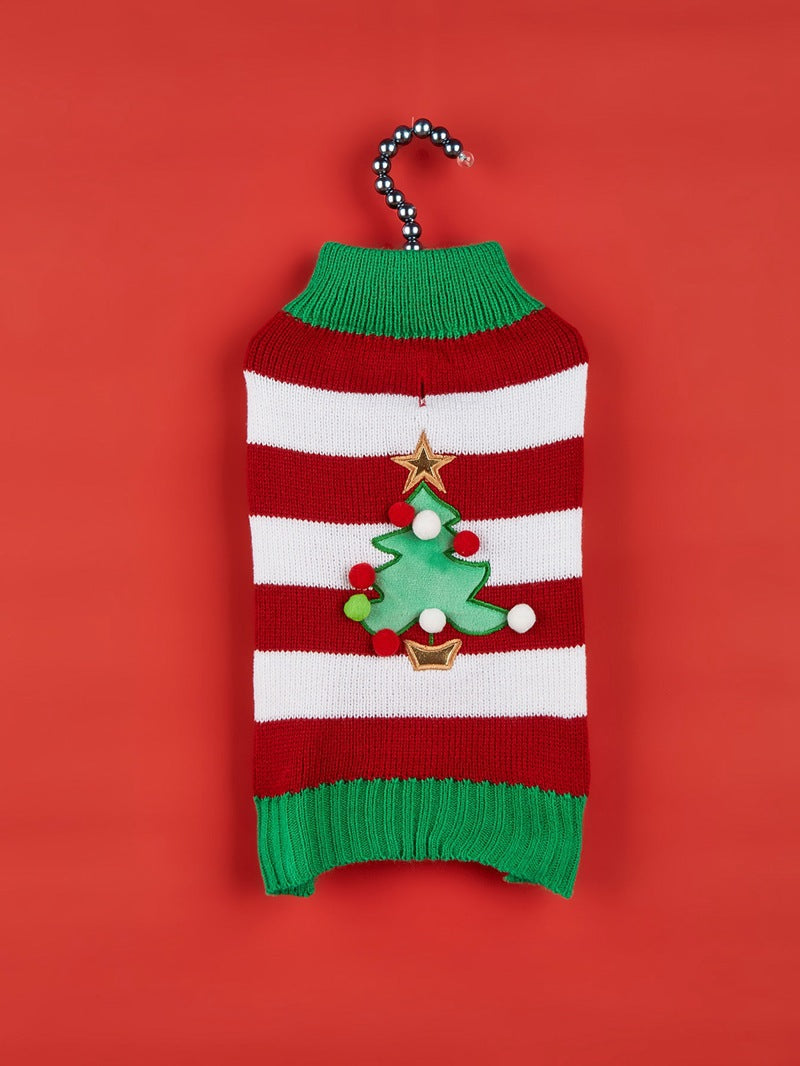 Jersey Navideño para Perros 🎄 – Papá Noel, Árbol, Reno, Copo de Nieve y Muñeco de Jengibre