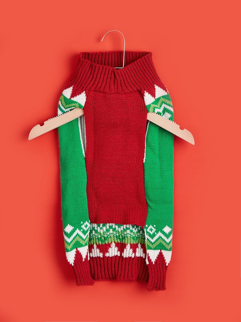 Jersey Navideño para Perros 🎄 – Papá Noel, Árbol, Reno, Copo de Nieve y Muñeco de Jengibre