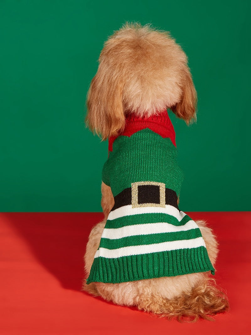 Jersey Navideño para Perros 🎄 – Papá Noel, Árbol, Reno, Copo de Nieve y Muñeco de Jengibre