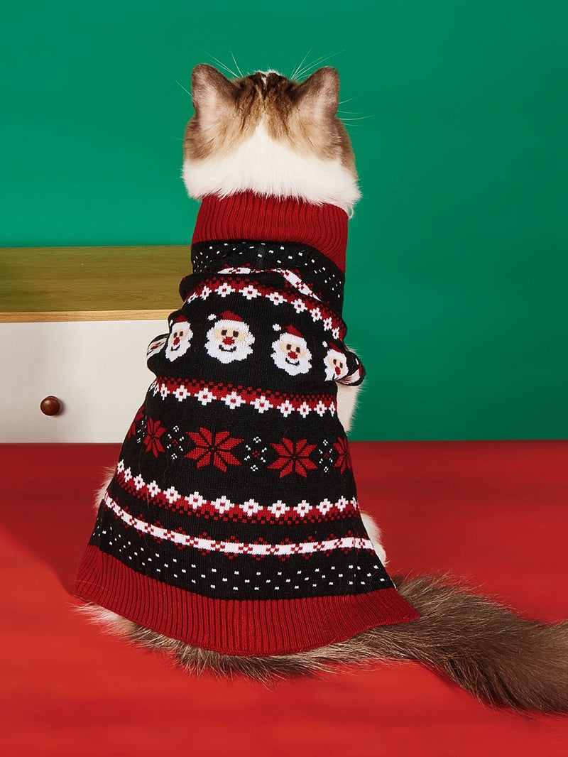 Jersey Navideño para Perros 🎄 – Papá Noel, Árbol, Reno, Copo de Nieve y Muñeco de Jengibre