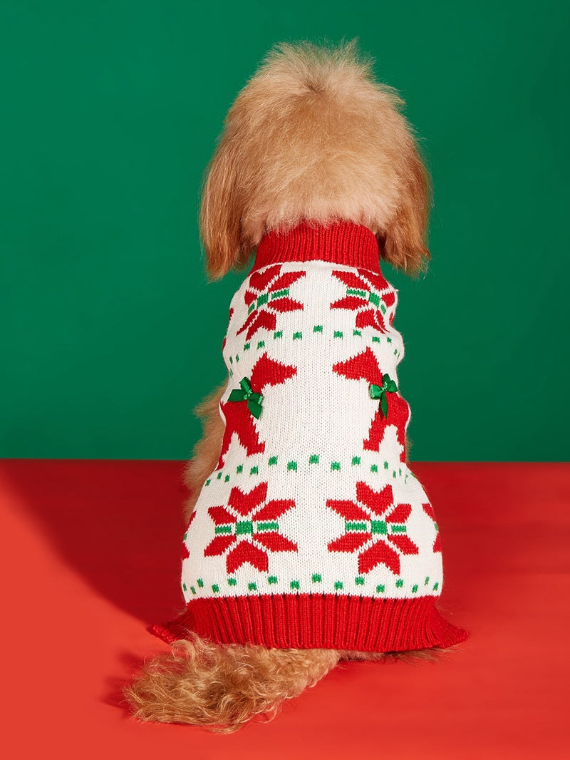 Jersey Navideño para Perros 🎄 – Papá Noel, Árbol, Reno, Copo de Nieve y Muñeco de Jengibre