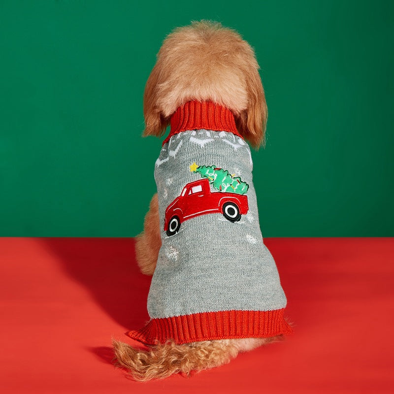 Jersey Navideño para Perros 🎄 – Papá Noel, Árbol, Reno, Copo de Nieve y Muñeco de Jengibre