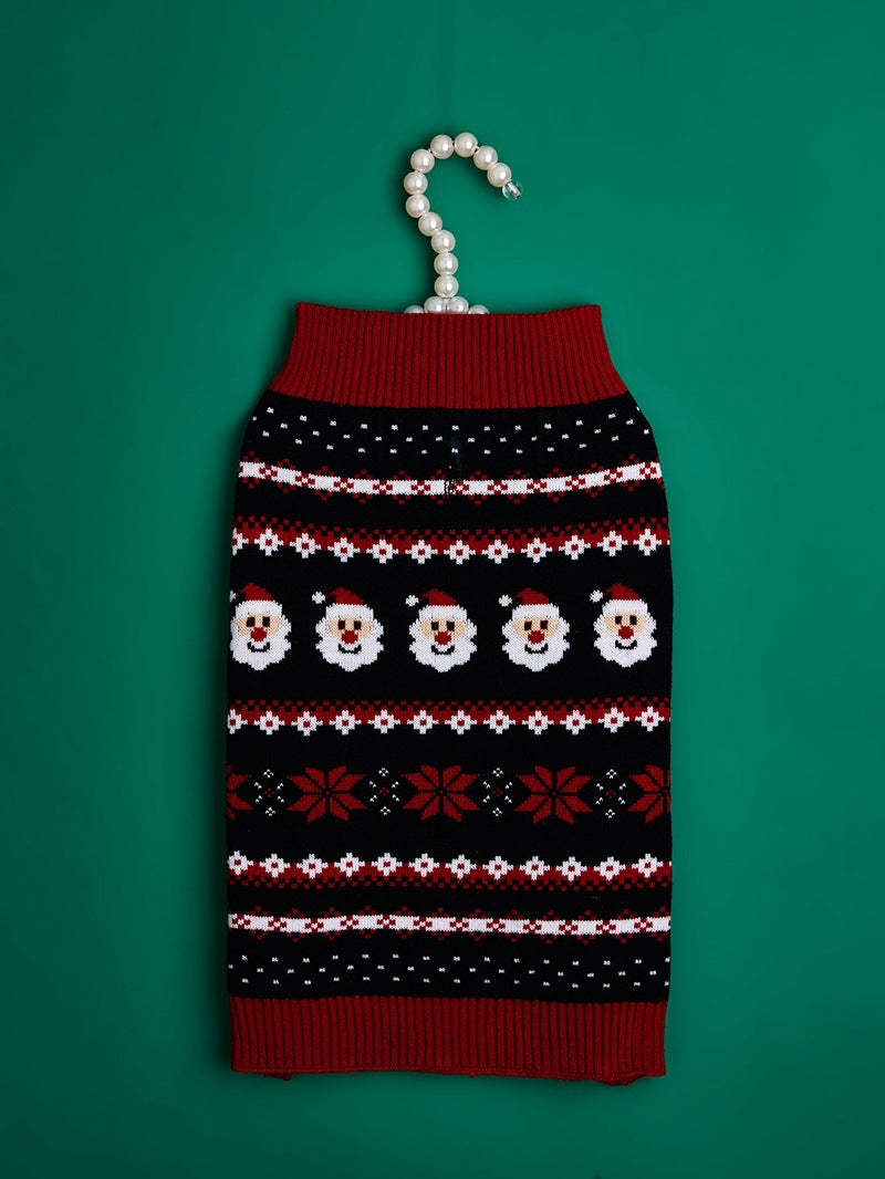 Jersey Navideño para Perros 🎄 – Papá Noel, Árbol, Reno, Copo de Nieve y Muñeco de Jengibre