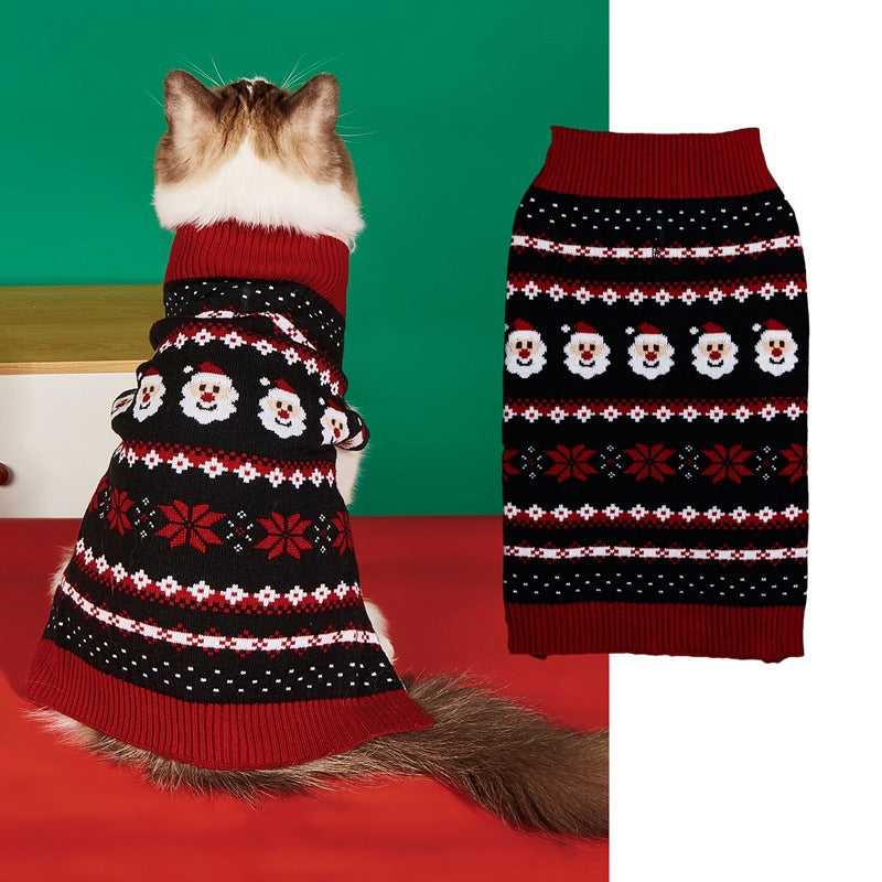 Jersey Navideño para Perros 🎄 – Papá Noel, Árbol, Reno, Copo de Nieve y Muñeco de Jengibre