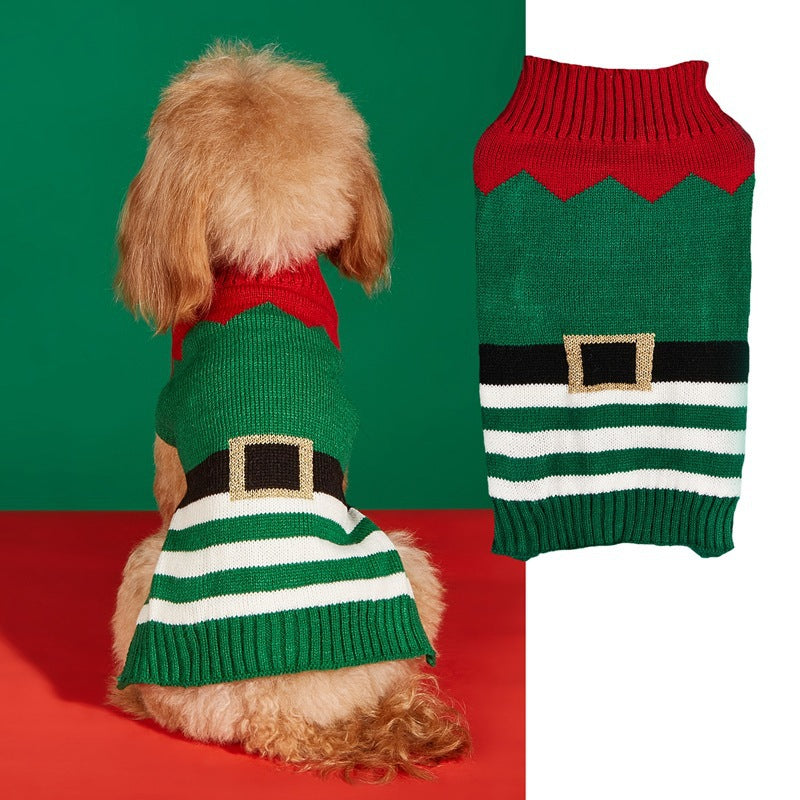 Jersey Navideño para Perros 🎄 – Papá Noel, Árbol, Reno, Copo de Nieve y Muñeco de Jengibre