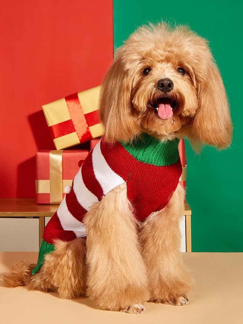 Jersey Navideño para Perros 🎄 – Papá Noel, Árbol, Reno, Copo de Nieve y Muñeco de Jengibre