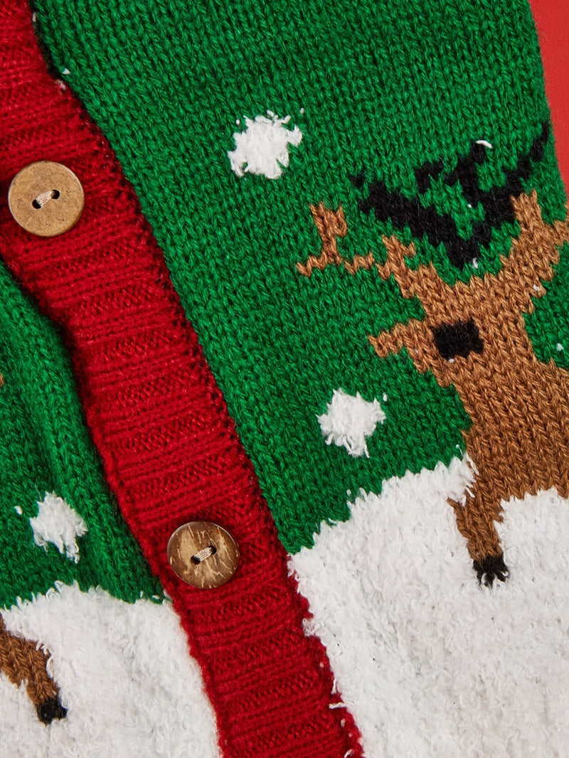 Jersey Navideño para Perros 🎄 – Papá Noel, Árbol, Reno, Copo de Nieve y Muñeco de Jengibre