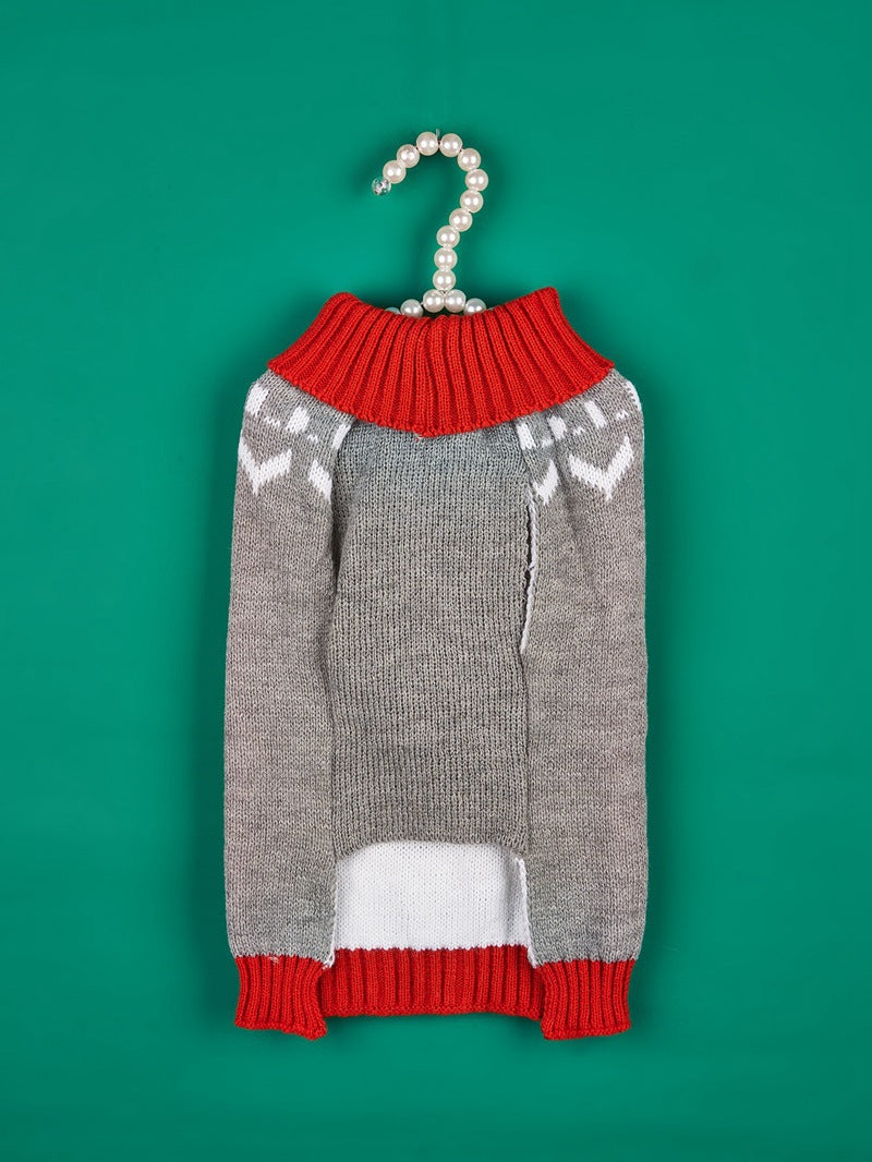 Jersey Navideño para Perros 🎄 – Papá Noel, Árbol, Reno, Copo de Nieve y Muñeco de Jengibre