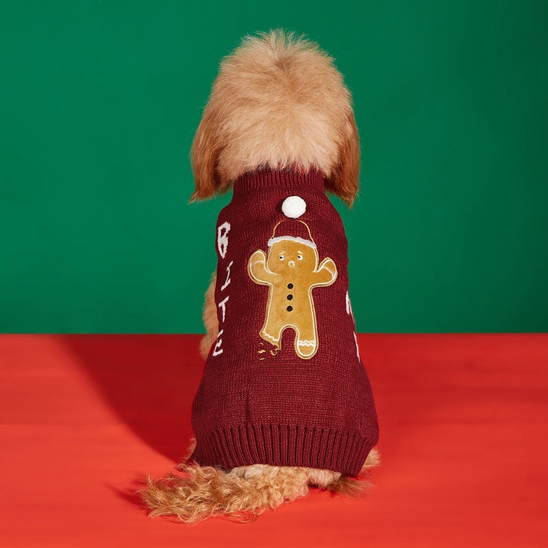 Jersey Navideño para Perros 🎄 – Papá Noel, Árbol, Reno, Copo de Nieve y Muñeco de Jengibre