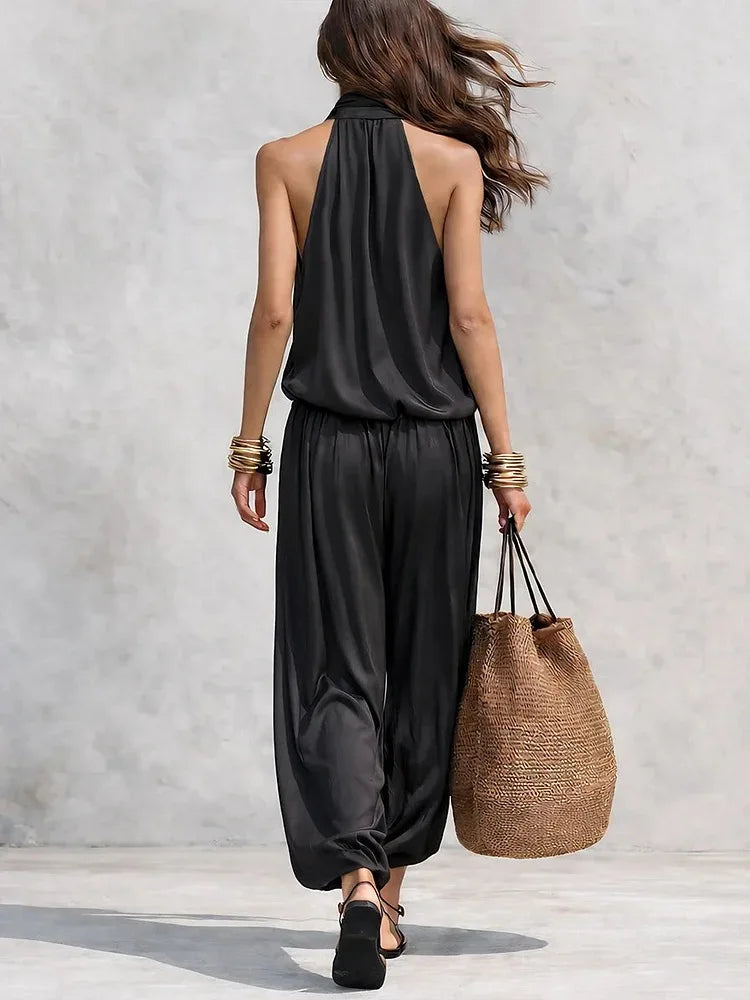 🤍 Conjunto de Mujer con Volantes y Espalda Descubierta

Top sin mangas + pantalón de cintura alta